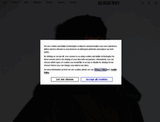 ro.burberry.com screenshot