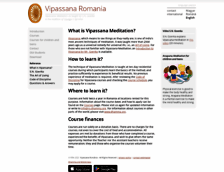 ro.dhamma.org screenshot