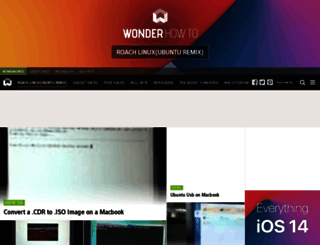 roach-linux.wonderhowto.com screenshot
