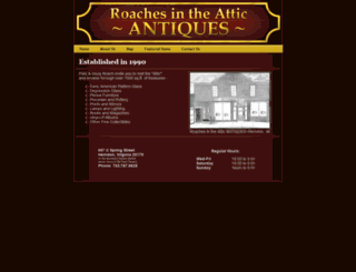 roachesantiques.com screenshot