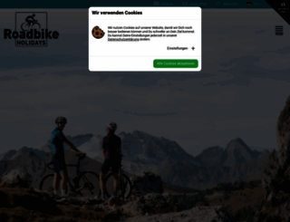 roadbike-holidays.com screenshot