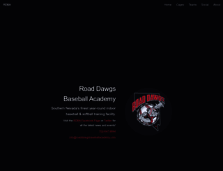 roaddawgsbaseballacademy.com screenshot