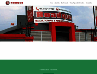 roadque.co.za screenshot