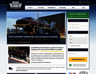 roadrunnerautotransport.com screenshot