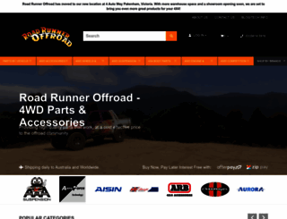 roadrunneroffroad.com.au screenshot