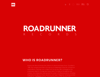 roadrunnerrecords.de screenshot