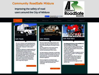 roadsafemildura.org screenshot