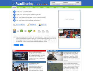 roadsharing.com screenshot