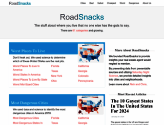 roadsnacks.net screenshot