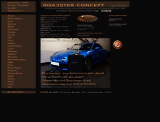 roadster-concept.de screenshot