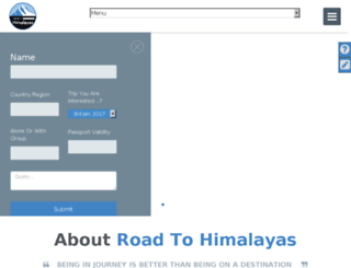 roadtohimalayas.com screenshot