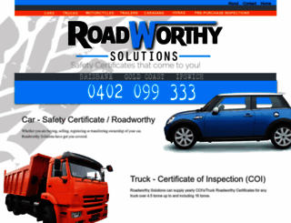 roadworthysolutions.com.au screenshot