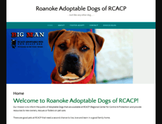 roanokeadoptablepounddogs.wordpress.com screenshot