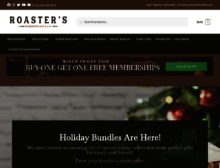 roastersmarketplace.com screenshot