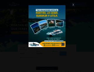 roatanferry.com screenshot