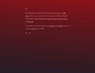 rob-millard.com screenshot
