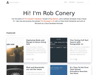 rob.conery.io screenshot