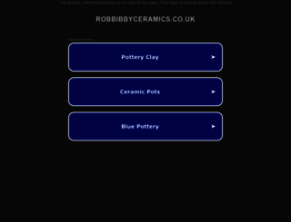 robbibbyceramics.co.uk screenshot