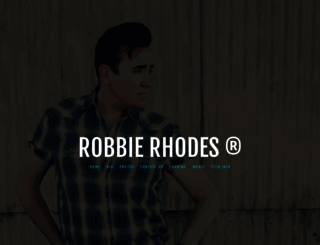robbierhodesmusic.com screenshot
