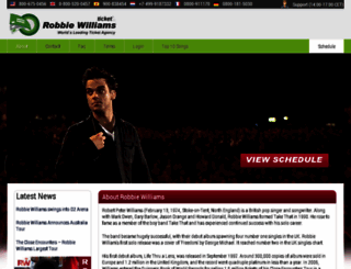 robbiewilliams.ticket.org screenshot