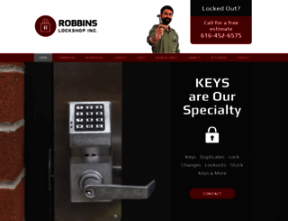 robbinslock.com screenshot