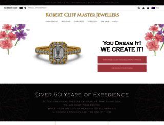 robertcliffmasterjewellers.com.au screenshot