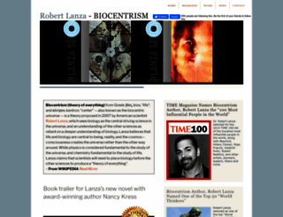 robertlanzabiocentrism.com screenshot