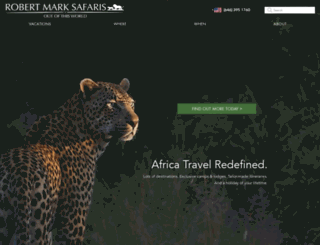 robertmarksafaris.com screenshot