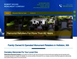robertmooremonument.com screenshot