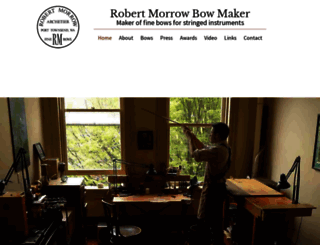 robertmorrowbowmaker.com screenshot