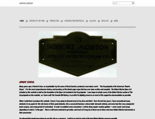 robertmorton.org screenshot