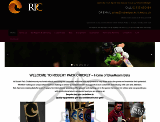 robertpackcricket.co.uk screenshot