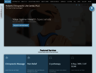 robertschiropracticlifecenter.com screenshot