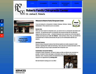 robertsfamilychiropractic.com screenshot