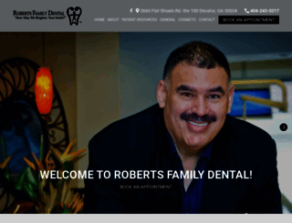 robertsfamilydental.com screenshot