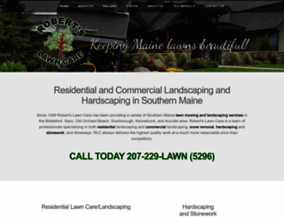 robertslawncare207.com screenshot