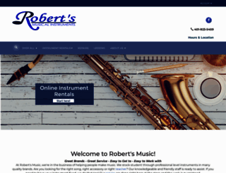 robertsmusicri.com screenshot