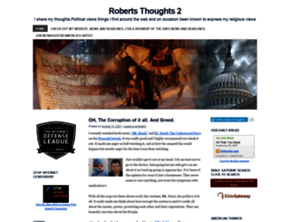robertsthoughts2.wordpress.com screenshot