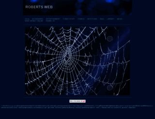 robertsweb.yolasite.com screenshot