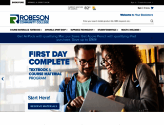 robeson.bncollege.com screenshot