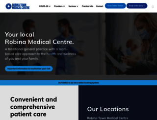 robinatownmedicalcentre.com.au screenshot