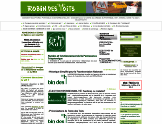robindestoits.org screenshot