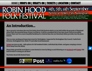 robinhoodfolkfestival.co.uk screenshot