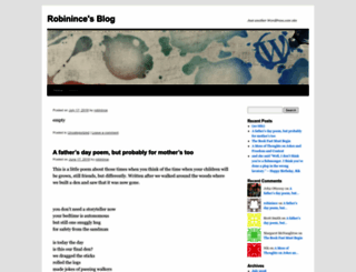 robinince.wordpress.com screenshot
