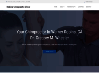 robinschiropracticclinic.com screenshot