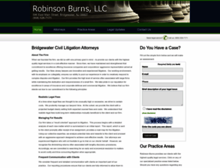 robinsonburns.com screenshot