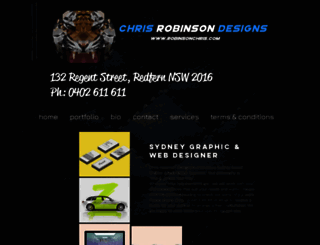 robinsonchris.com screenshot