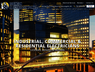 robinsonelectriccompany.com screenshot