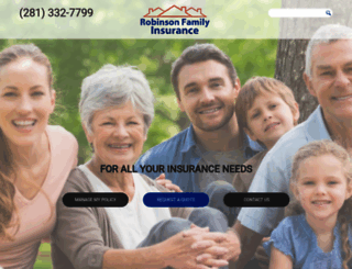 robinsonfamilyinsurance.com screenshot