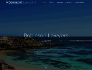 robinsonfamilylawyers.com.au screenshot